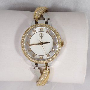 Jennifer Lopez Julia Two Tone Half-Bangle Watch